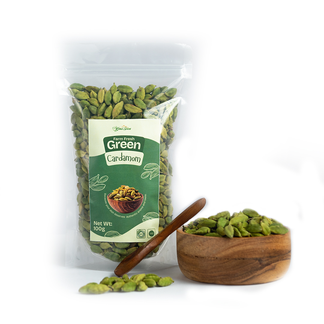 Green Cardamom 8MM+ 50 Gm - Image 4
