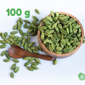 Green Cardamom 8MM+100 Gm